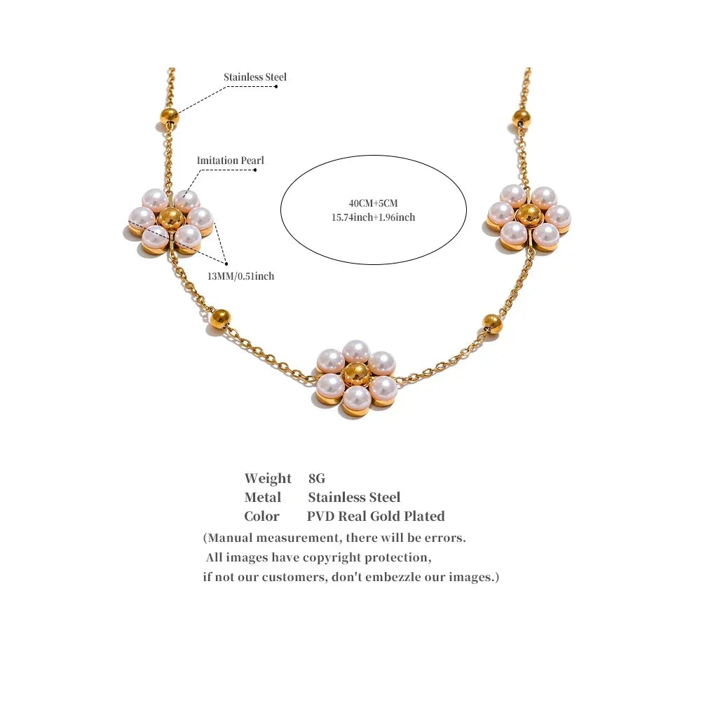 Blossom & Pearl Strand - TM & CO. JEWELS 