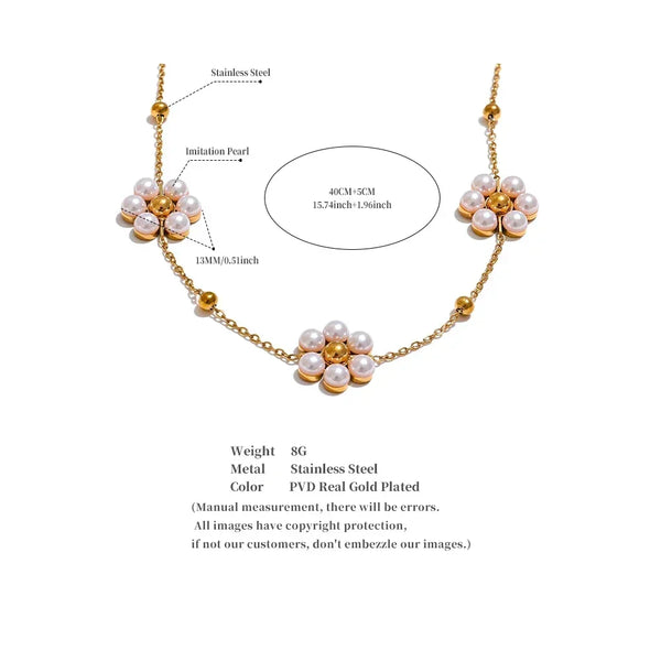 Blossom & Pearl Strand - TM & CO. JEWELS 