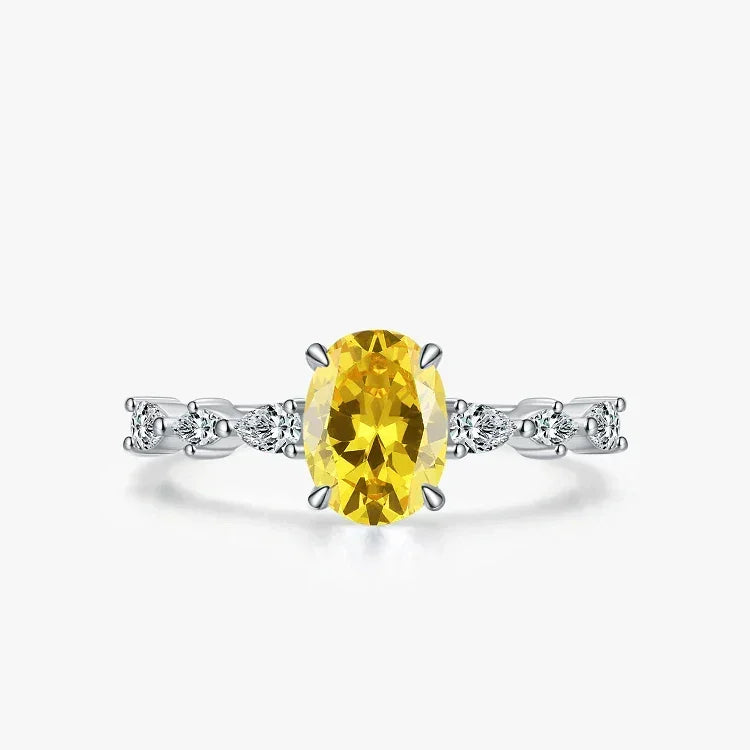 Amber Luxe Engagement Ring - TM & CO. JEWELS 