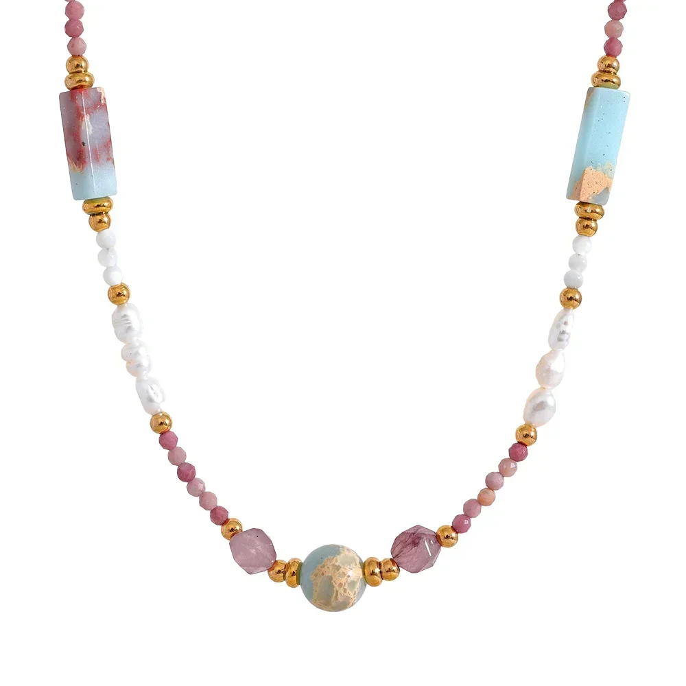Solar Mosaic Necklace - TM & CO. JEWELS 