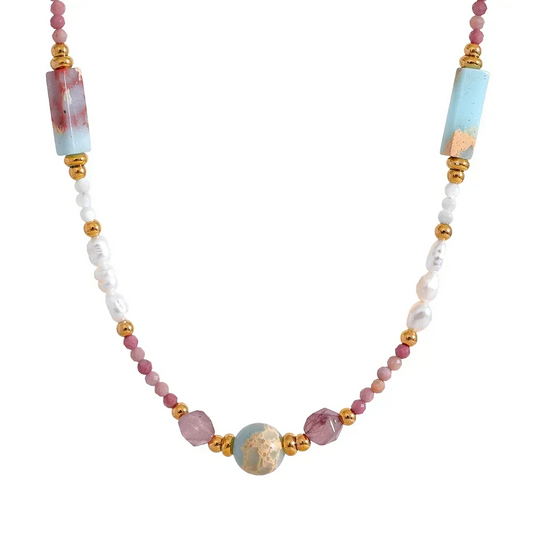 Solar Mosaic Necklace - TM & CO. JEWELS 