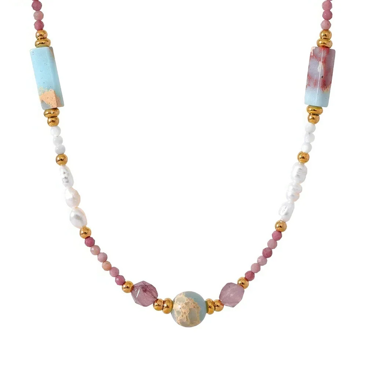 Solar Mosaic Necklace - TM & CO. JEWELS 