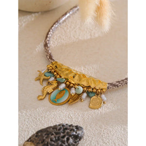 Seashell Serenity Necklace - TM & CO. JEWELS 
