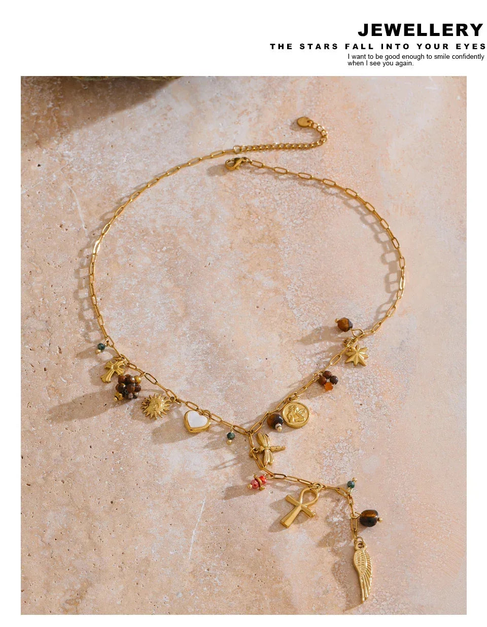 Eclectic Belief Necklace - TM & CO. JEWELS 