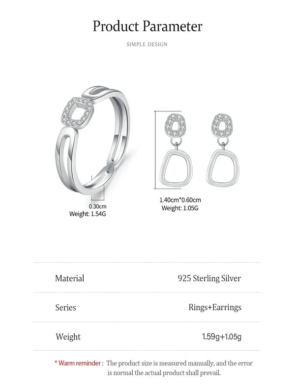 Sculpted Grace Jewelry Set - TM & Co. Jewels