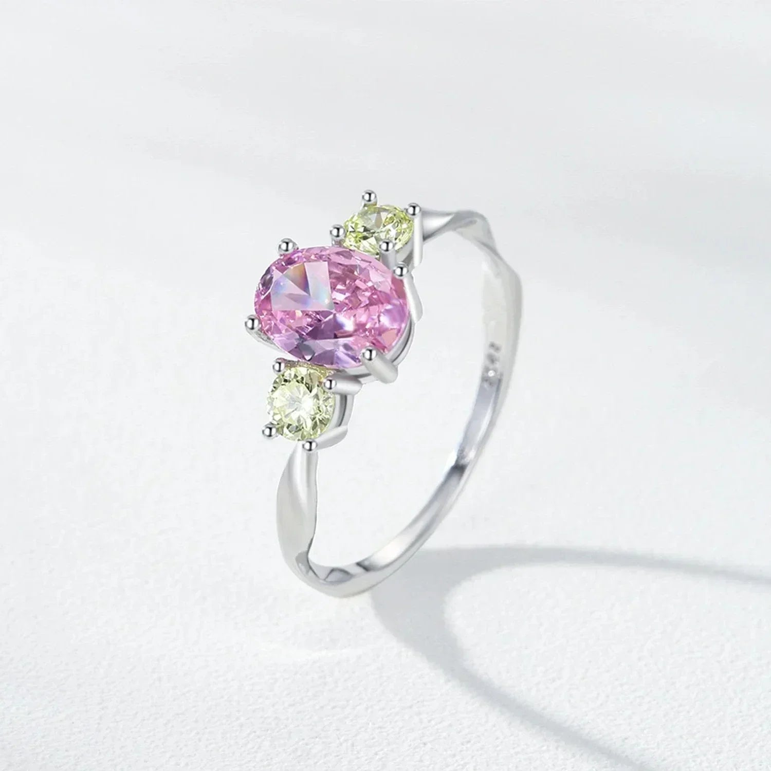 Emerald Rose Zirconia Ring - TM & Co. Jewels