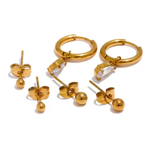 Crystal Rain Earrings - TM & CO. JEWELS 