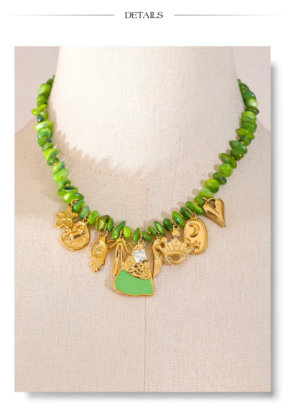 Seafoam & Petals Necklace - TM & CO. JEWELS 