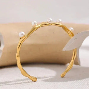 Golden Pearl Whisper - TM & Co. Jewels