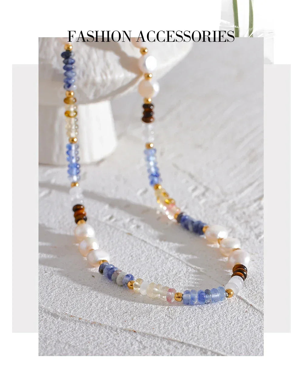 Azure Pearl Tapestry - TM & CO. JEWELS 