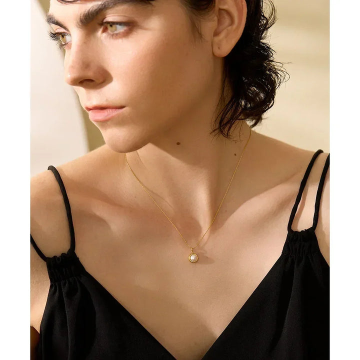 Minimalist Pearl Drop - TM & CO. JEWELS 