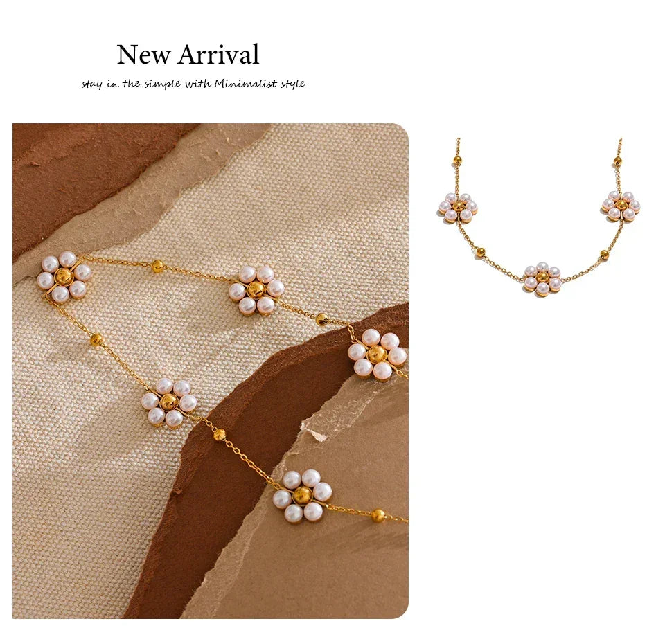 Blossom & Pearl Strand - TM & CO. JEWELS 