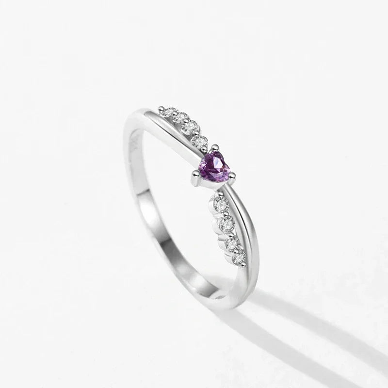 Purple Whisper Love Ring - TM & Co. Jewels