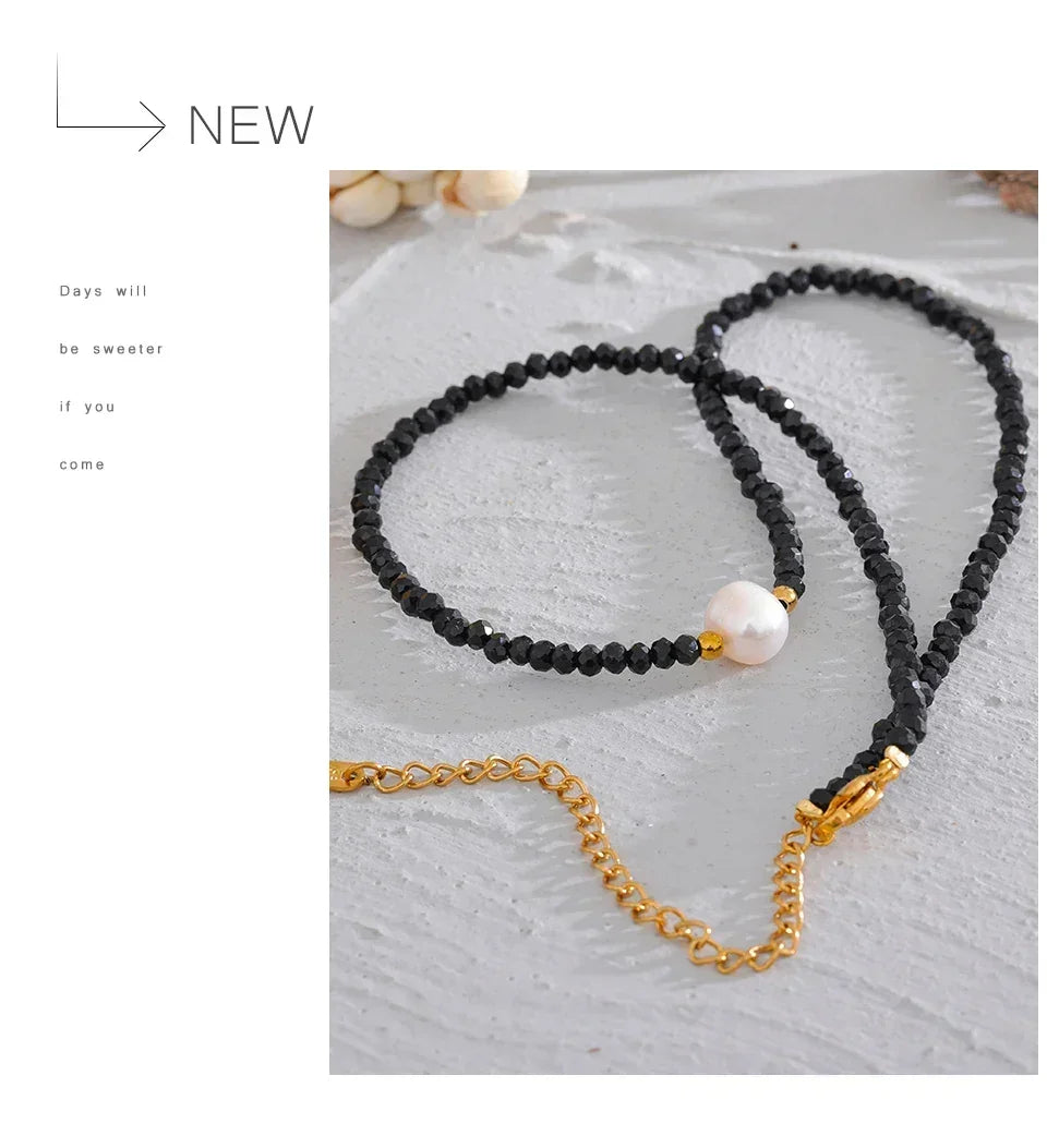 Noir Elegance Strand - TM & CO. JEWELS 