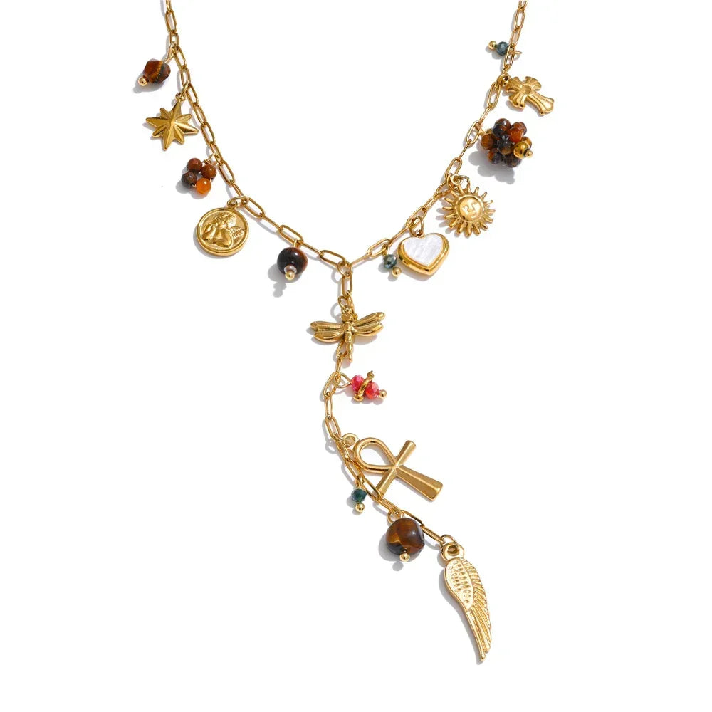 Eclectic Belief Necklace - TM & CO. JEWELS 