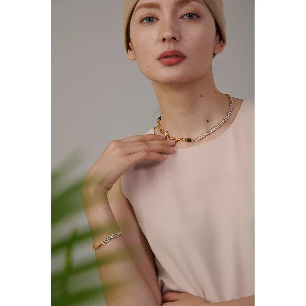 Aura Collarbone Set - TM & CO. JEWELS 