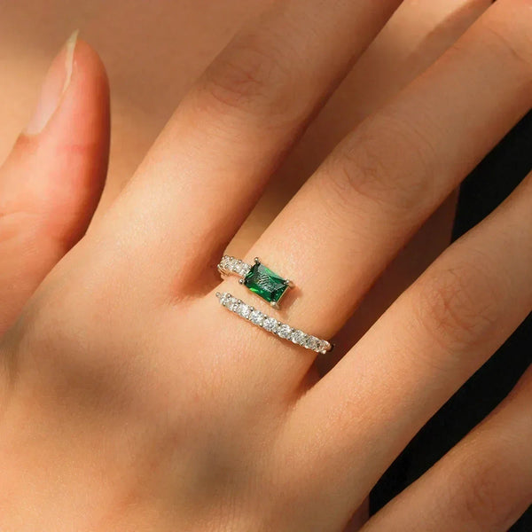 Green Gleam Adjustable Band - TM & Co. Jewels