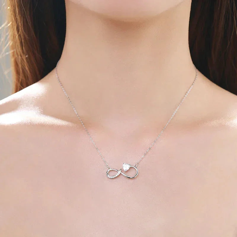 Glowing Heart Charm Necklace - TM & CO. JEWELS 