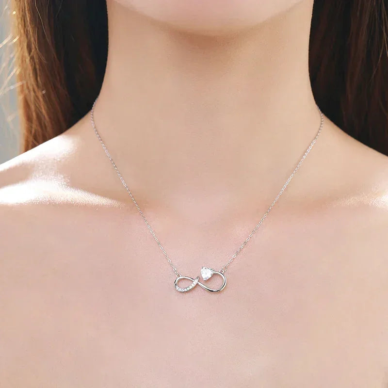 Glowing Heart Charm Necklace - TM & CO. JEWELS 