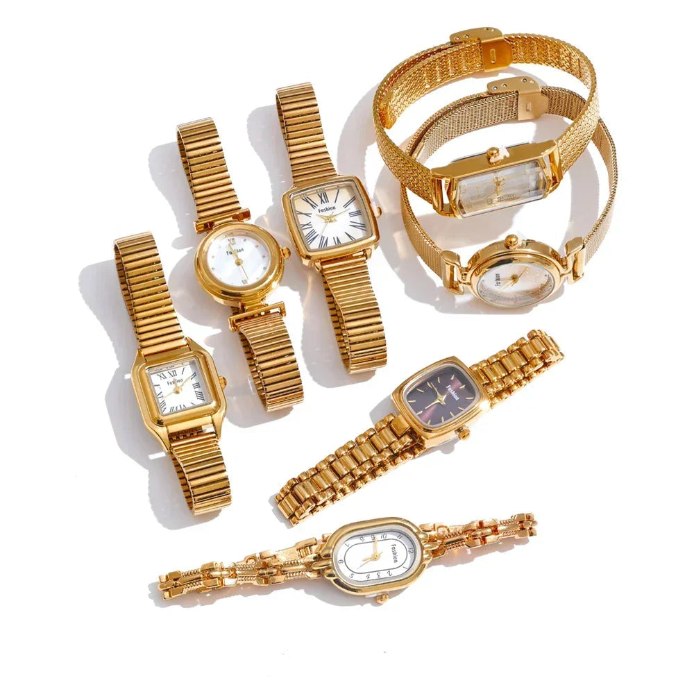Radiant Motion Gold Watch - TM & CO. JEWELS 