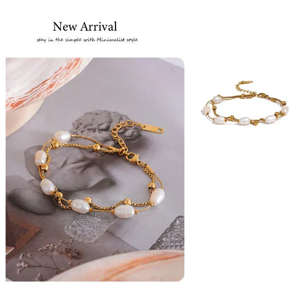 Luxe Twin Pearl Bracelet - TM & Co. Jewels