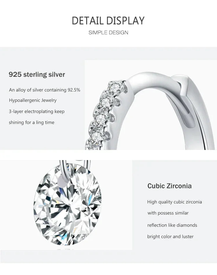 Sparkle Halo Hoops Earrings - TM & Co. Jewels