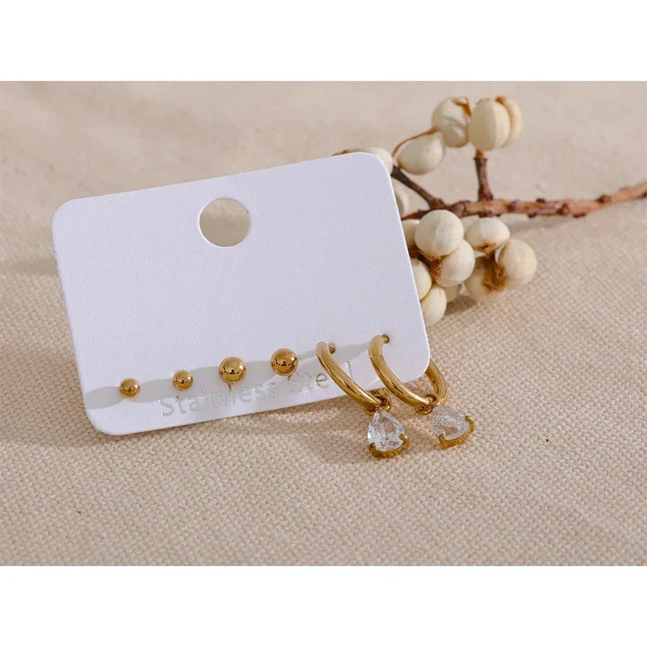 Crystal Rain Earrings - TM & CO. JEWELS 