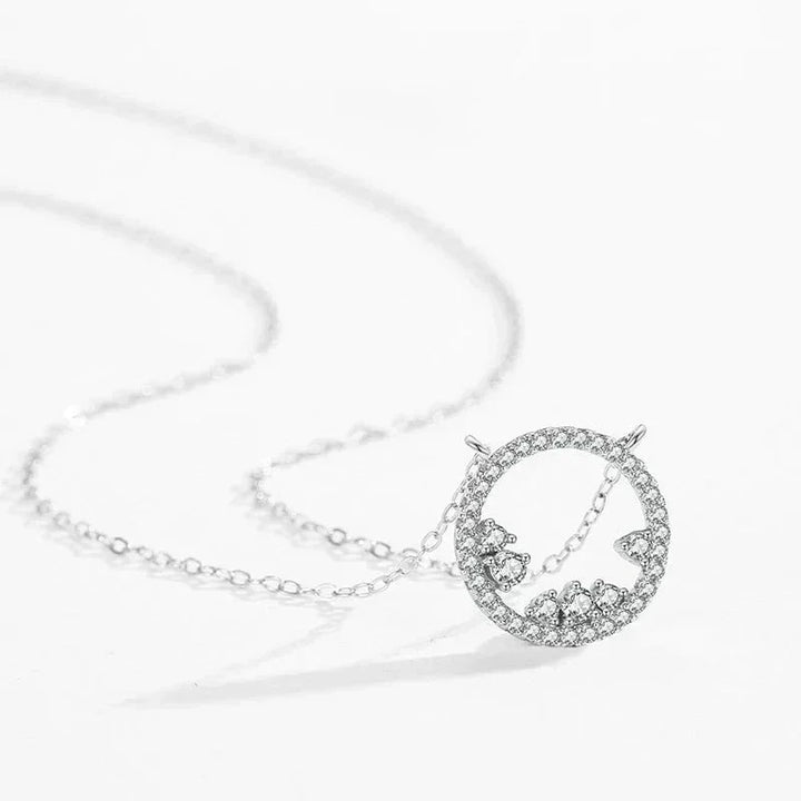 Aurora Circle Pendant - TM & CO. JEWELS 