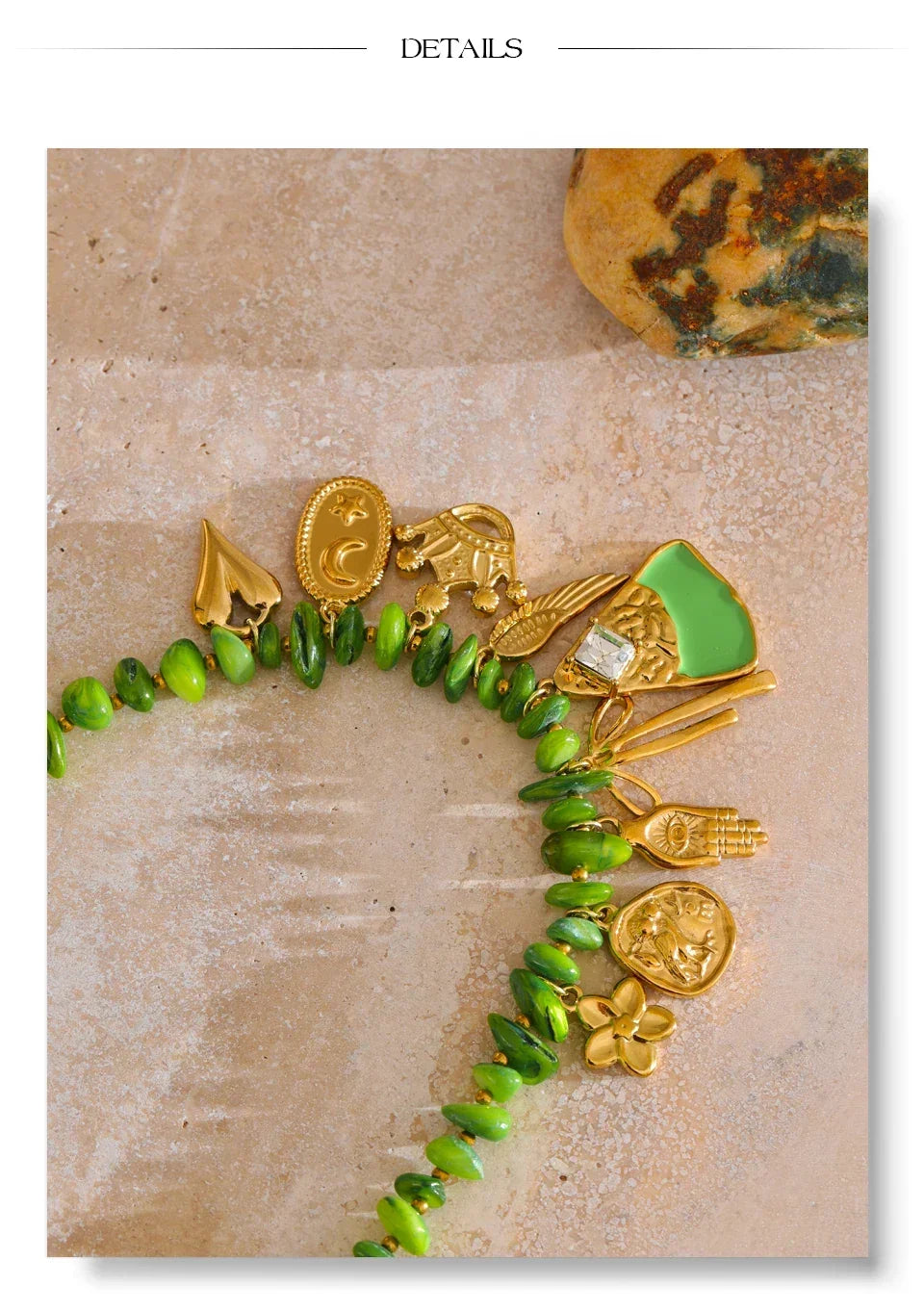 Seafoam & Petals Necklace - TM & CO. JEWELS 