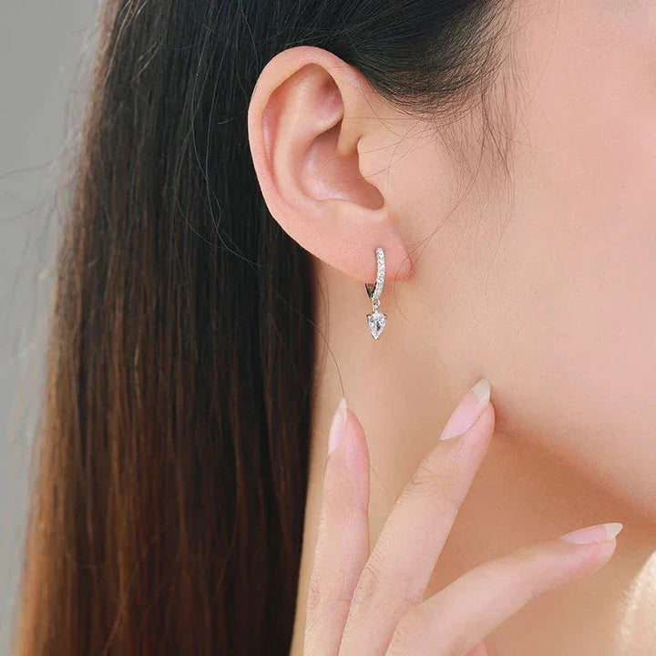 Sparkling Hoop Earrings - TM & CO. JEWELS 