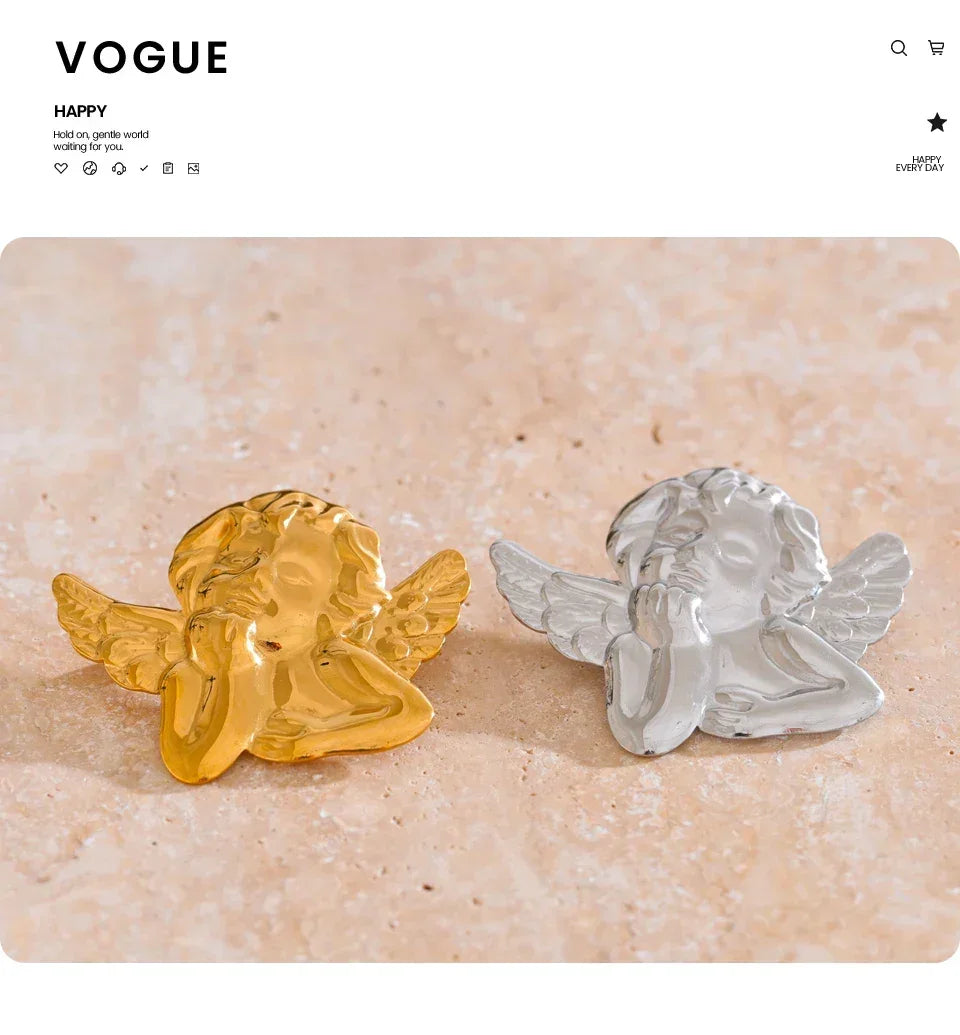 Seraph Portrait Brooch - TM & CO. JEWELS 