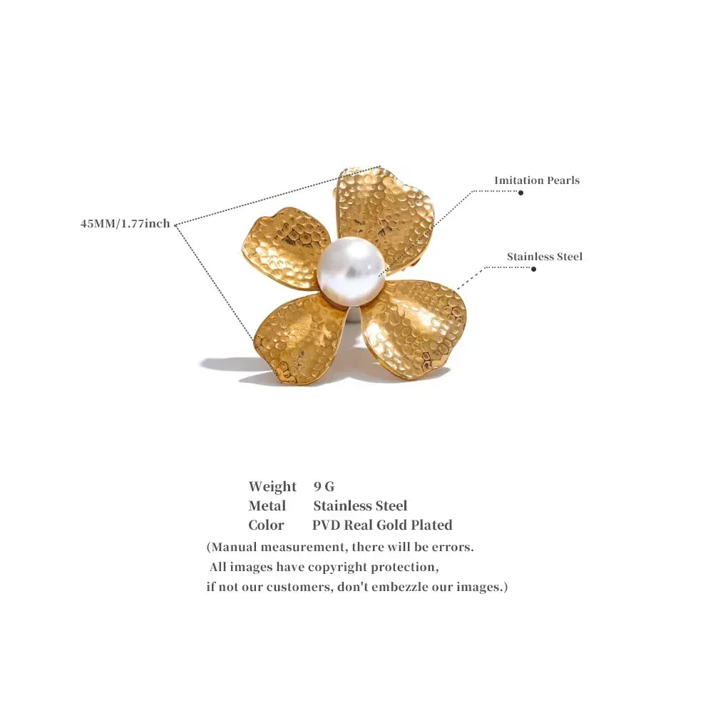 Aura Flora Brooch - TM & CO. JEWELS 
