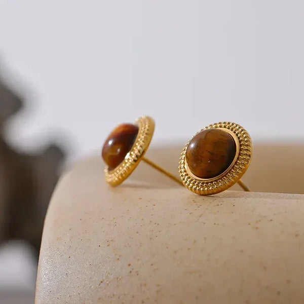 Harmony Stone Studs - TM & Co. Jewels