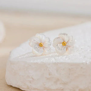 Shell Petal Earrings - TM & Co. Jewels