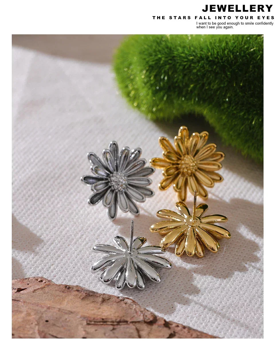 Elegant Bloom Flower Studs - TM & Co. Jewels
