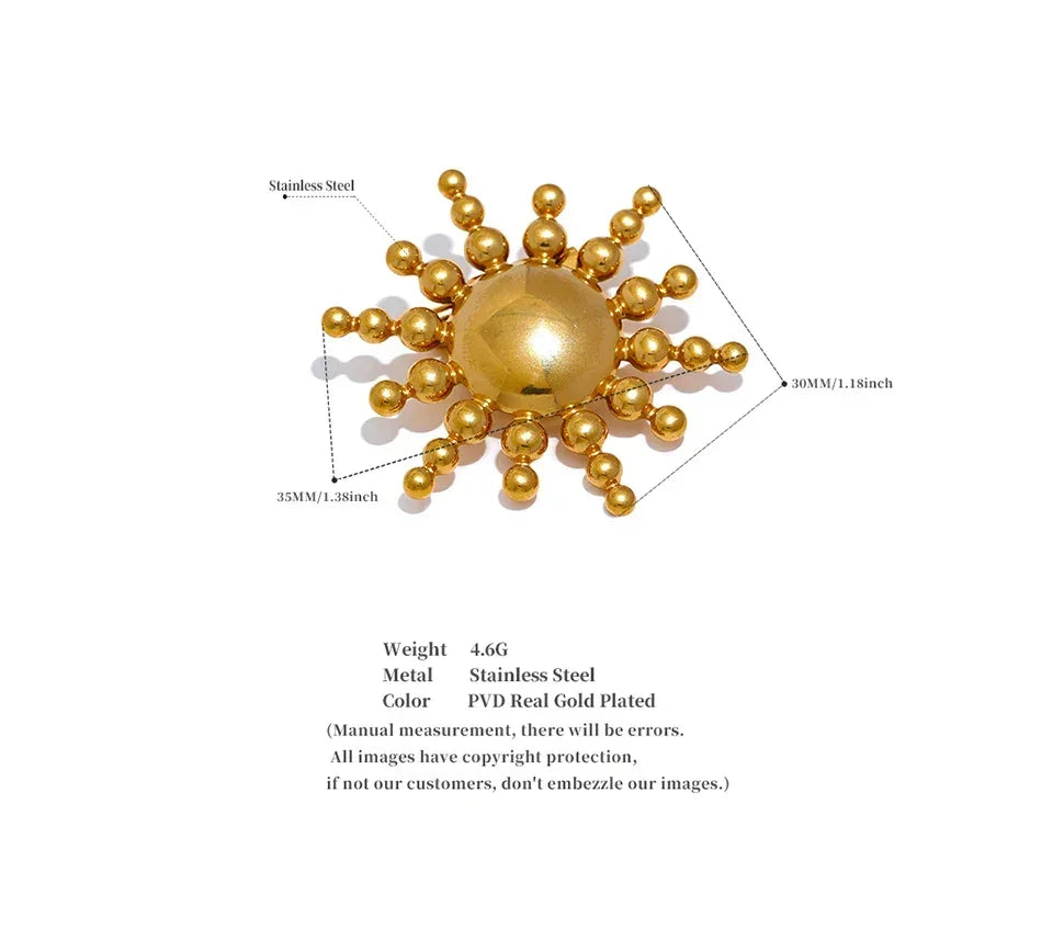 Eternal Sun Pin - TM & CO. JEWELS 