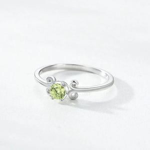 Mint Blossom Silver Ring - TM & Co. Jewels