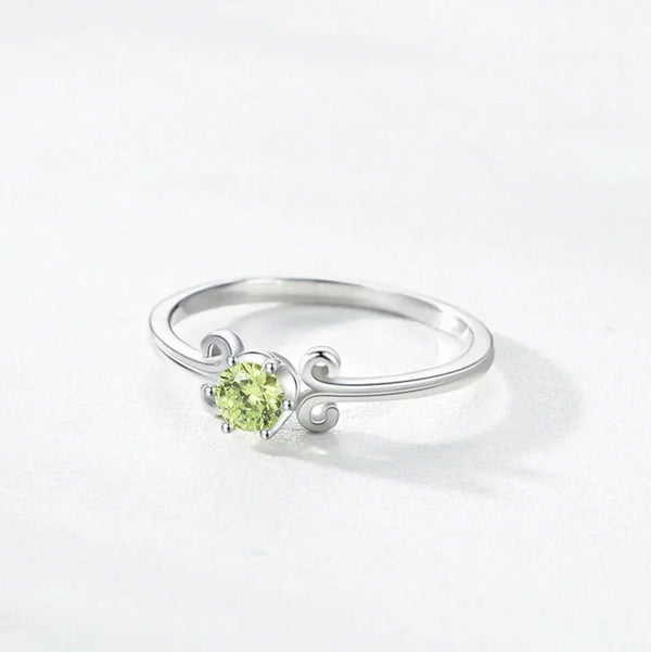 Mint Blossom Silver Ring - TM & Co. Jewels