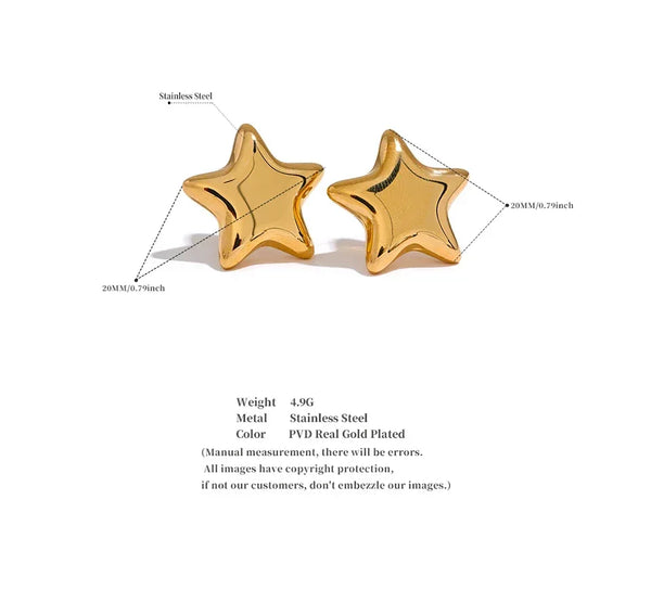 Midnight Star Studs - TM & Co. Jewels