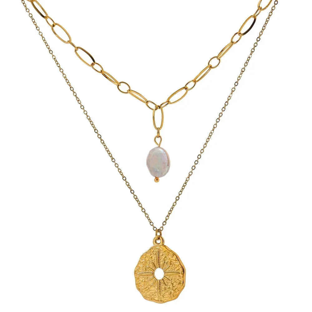 Nova Layered Pendant - TM & CO. JEWELS 