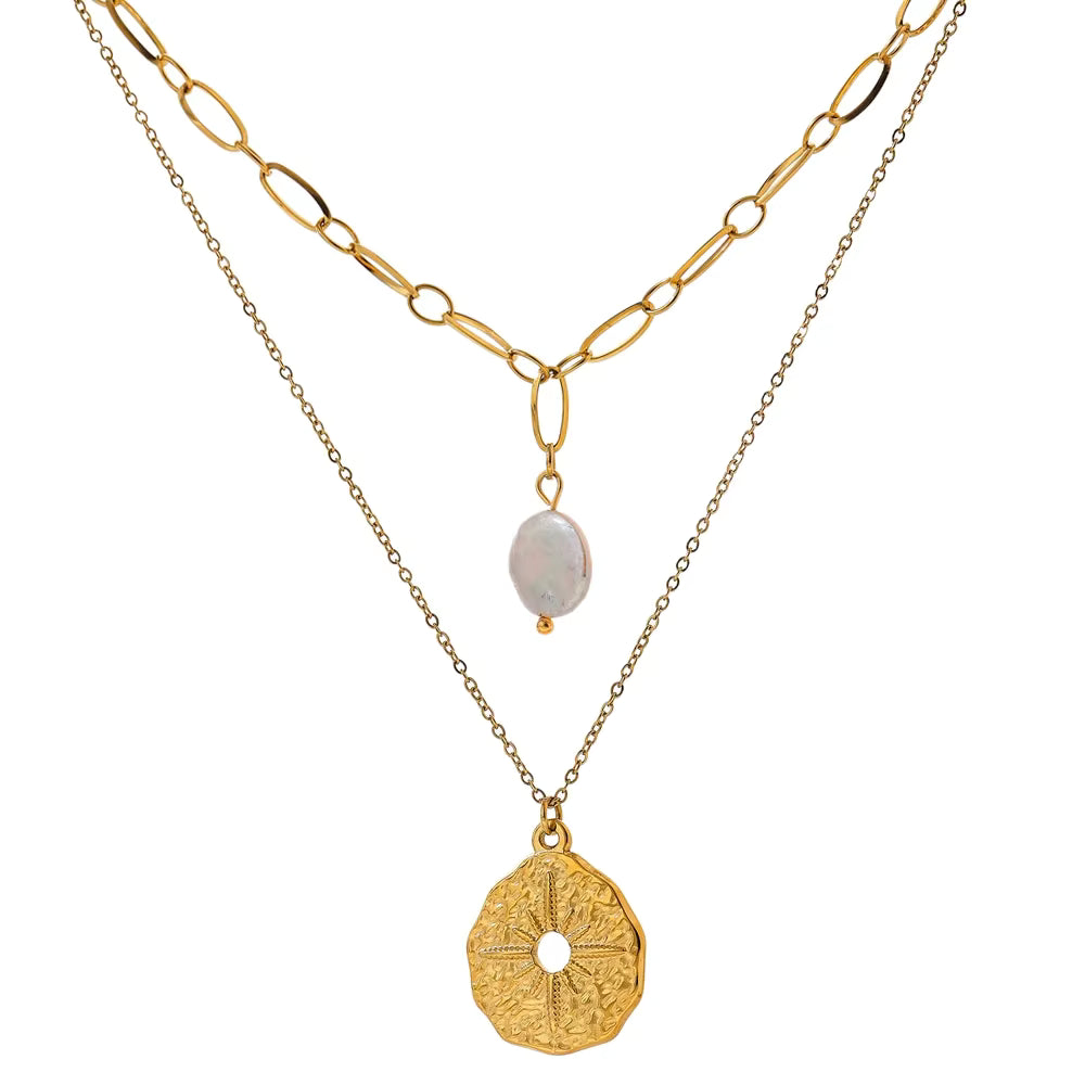 Nova Layered Pendant - TM & CO. JEWELS 