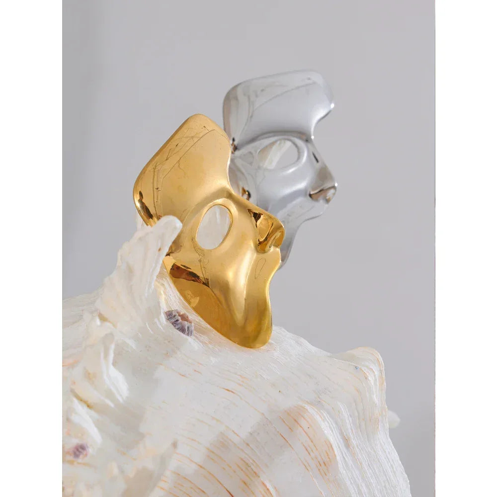 Abstract Visage Brooch - TM & CO. JEWELS 