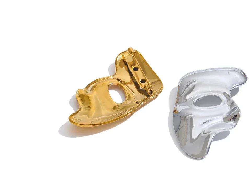 Abstract Visage Brooch - TM & CO. JEWELS 