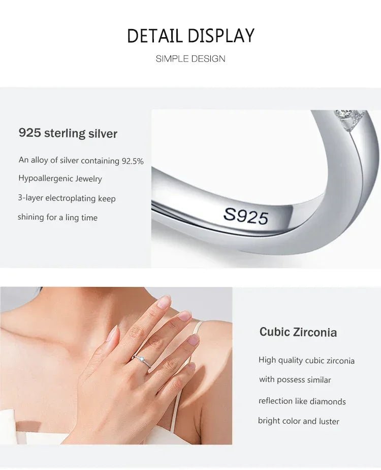 Ocean Glow Zirconia Ring - TM & Co. Jewels