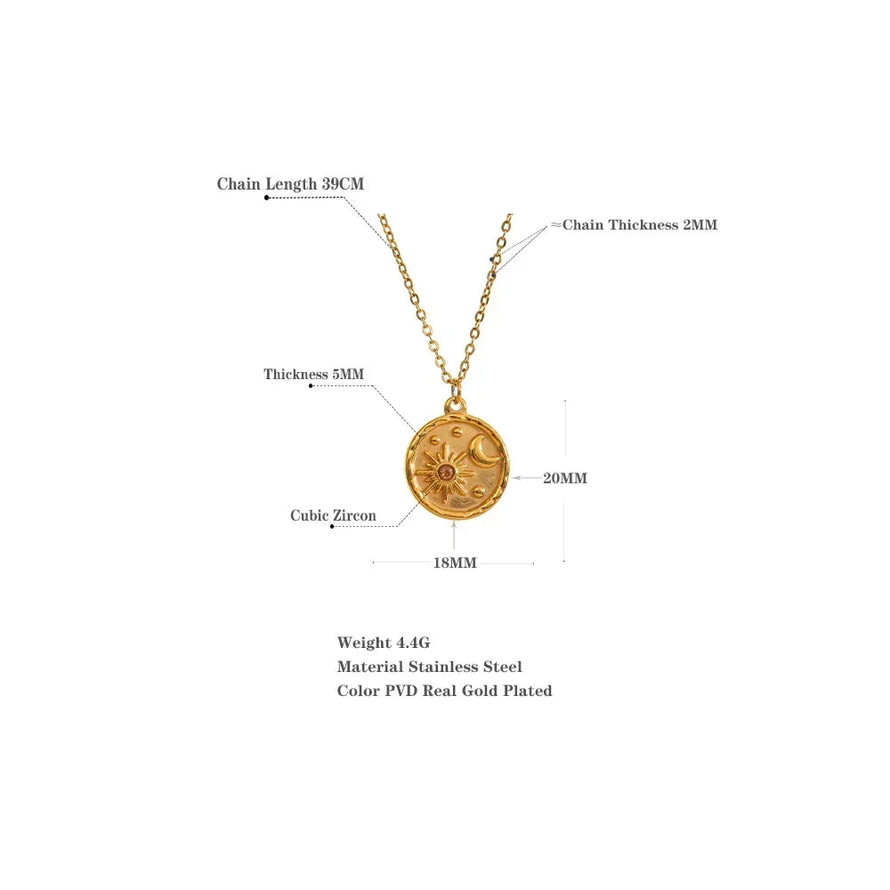 Lunar Radiance Necklace - TM & Co. Jewels
