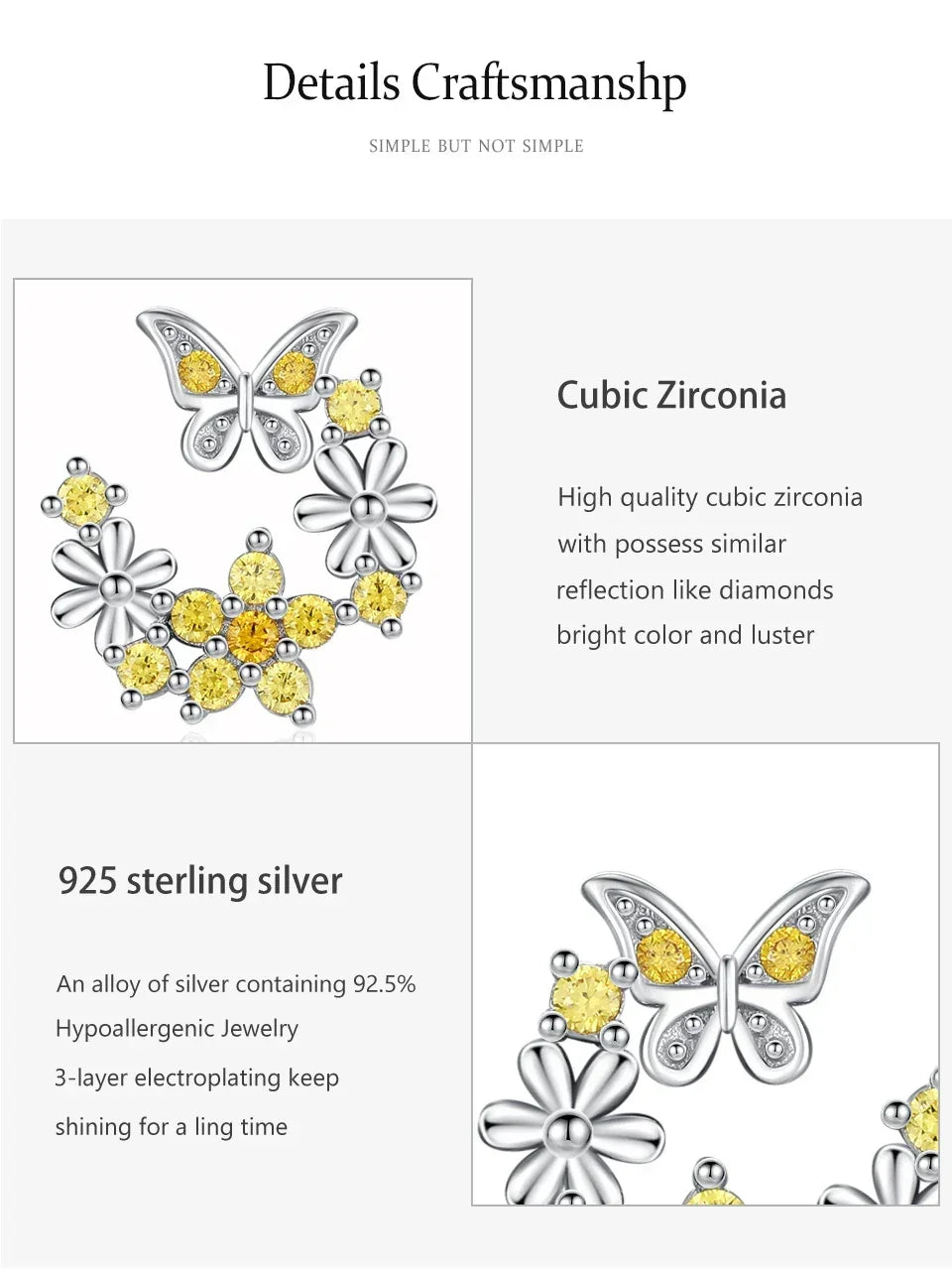 Sunlit Blossom Earrings - TM & Co. Jewels