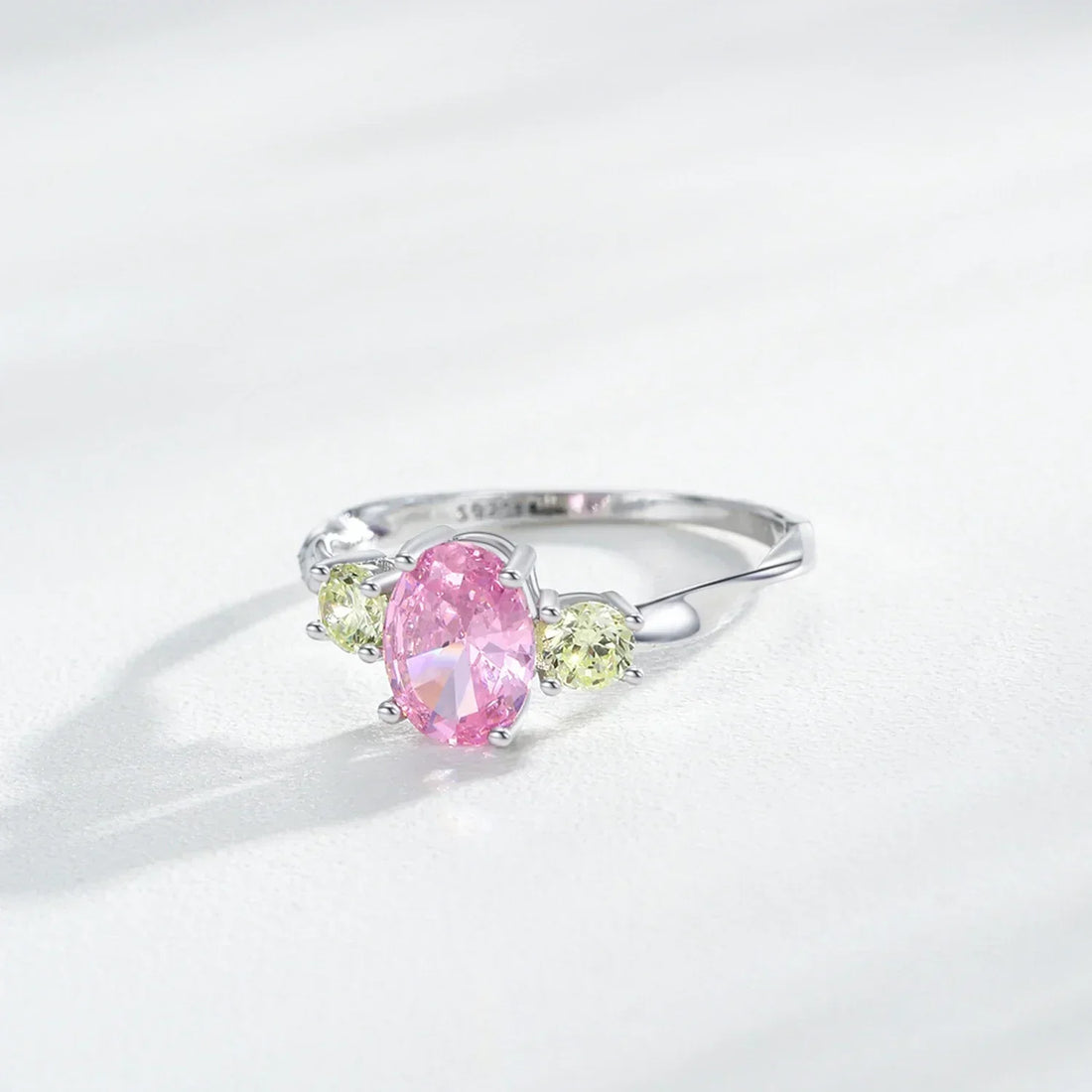 Emerald Rose Zirconia Ring - TM & Co. Jewels