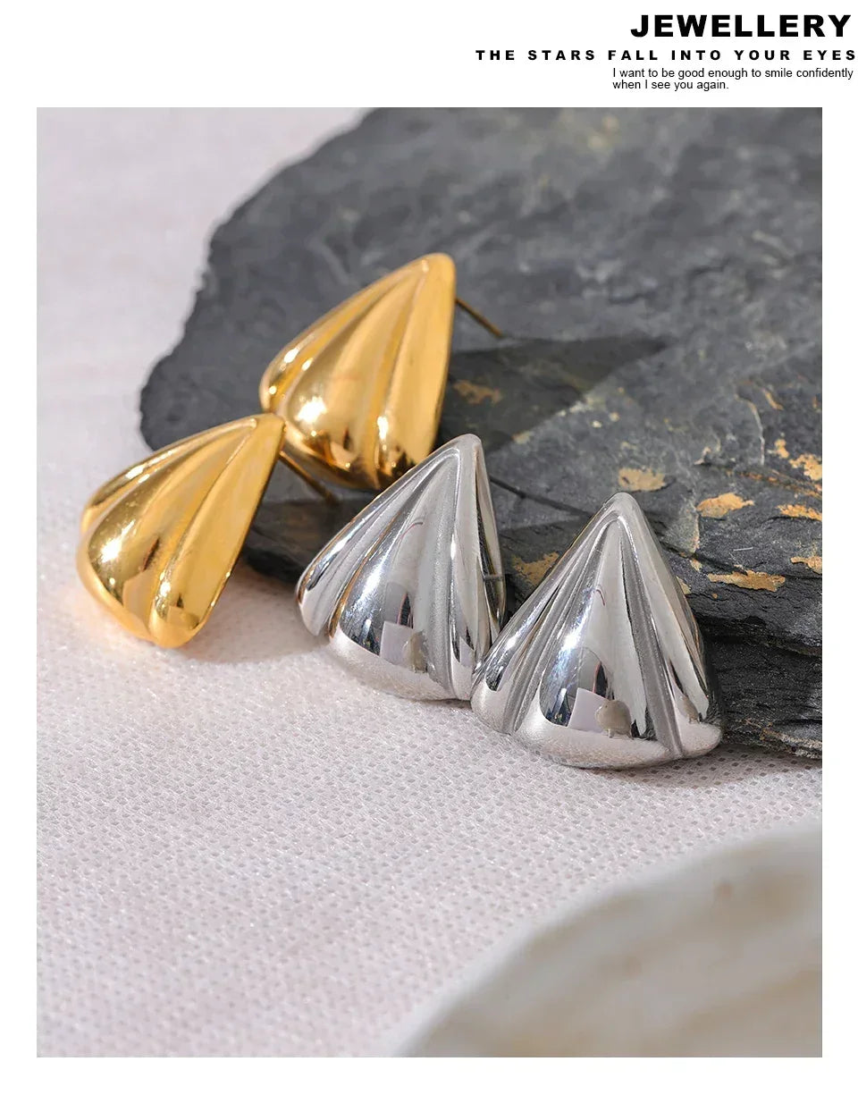 Eclipsa Vertex Gold Eclipse Studs - TM & Co. Jewels