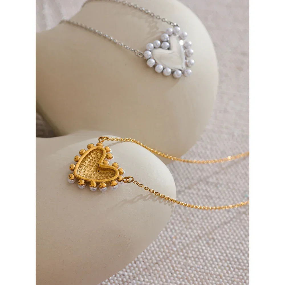 Pearl Kiss Necklace - TM & CO. JEWELS 