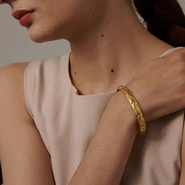 Stellar Radiance Open Bangle - TM & Co. Jewels